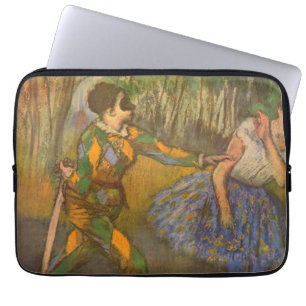 Protection Pour Ordinateur Portable Harlequin et Columbine par Edgar Degas Art Vintage