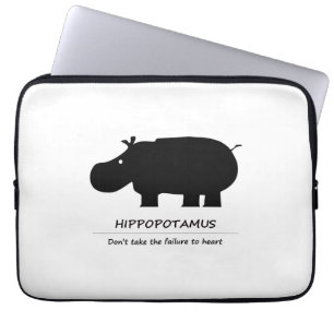 Protection Pour Ordinateur Portable Hippopotame (カバ)