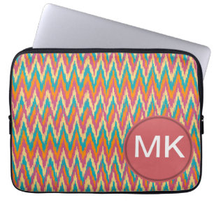 Protection Pour Ordinateur Portable iKat Zigzag Design Couleurs d'épices