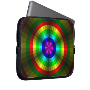 Protection Pour Ordinateur Portable Illusion optique Coque d'ordinateur portable Rainb