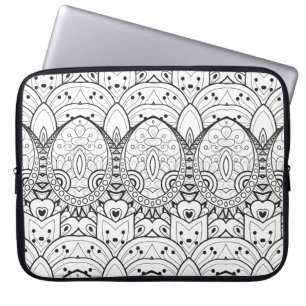 Protection Pour Ordinateur Portable Illustration tribale inspirée