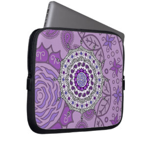 Protection Pour Ordinateur Portable Imaginaire Mehndi Coque ordinateur portable en arg