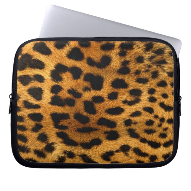 Protection Pour Ordinateur Portable Impression de fourrure Leopard (Devant)