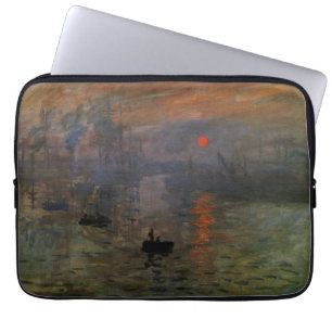 Protection Pour Ordinateur Portable Impression Sunrise de Claude Monet, Art Vintage
