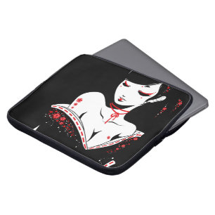 Protection Pour Ordinateur Portable _japanesque_red