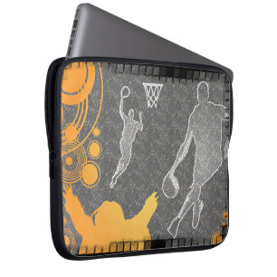 Protection Pour Ordinateur Portable Joueurs de basket grunges et fan