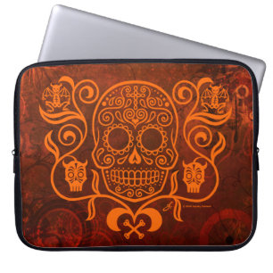 Protection Pour Ordinateur Portable Jour du crâne de sucre mort