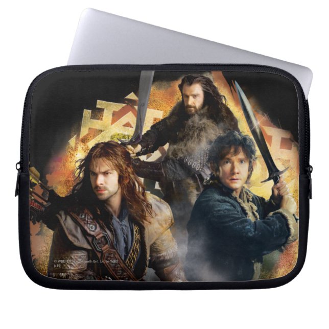 Protection Pour Ordinateur Portable Kili, BILBO BAGGINS™, & THORIN OAKENSHIELD™ Art (Devant)