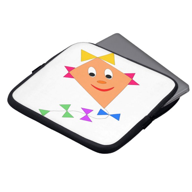 Protection Pour Ordinateur Portable Kite mignon (Devant haut)