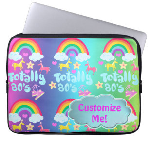 Protection Pour Ordinateur Portable La devise arc-en-ciel des années 80