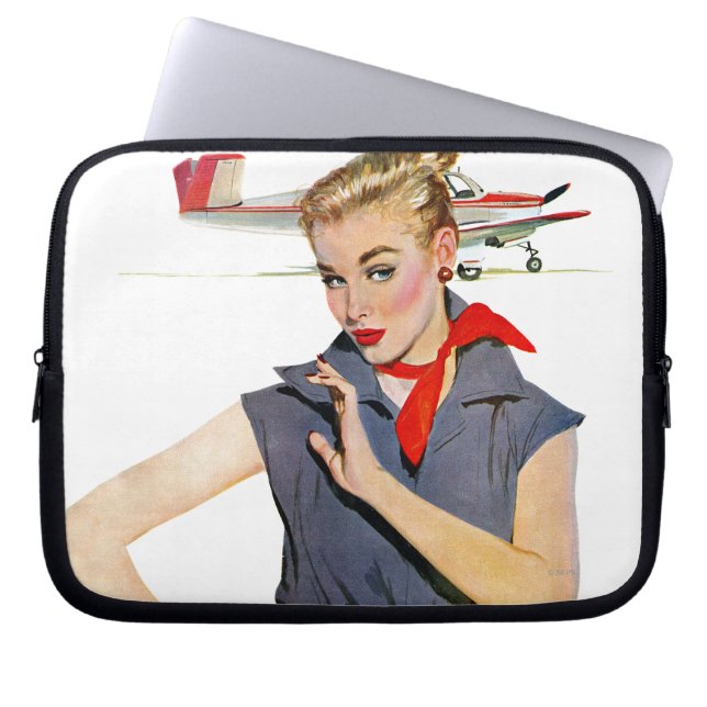 Protection Pour Ordinateur Portable La fille qui a volé des avions (Devant)