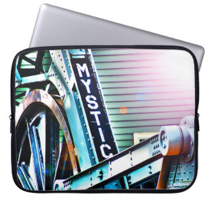 Protection Pour Ordinateur Portable La Mystic River Drawbridge Comme Je La Vois