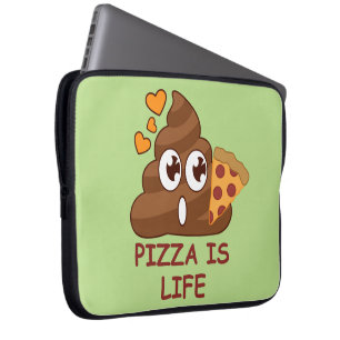 Protection Pour Ordinateur Portable La vie de dunette de pizza