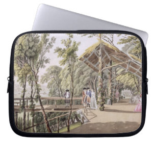 Protection Pour Ordinateur Portable La vue du Reisenberg fait du jardinage près de la