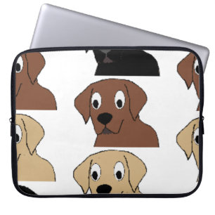 Protection Pour Ordinateur Portable labos 3 couleurs tête de dessin