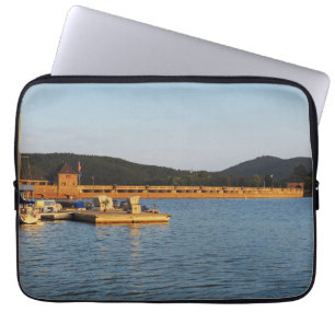 Protection Pour Ordinateur Portable Laptoptasche Edersee Staumauer am Abend 13 pouces