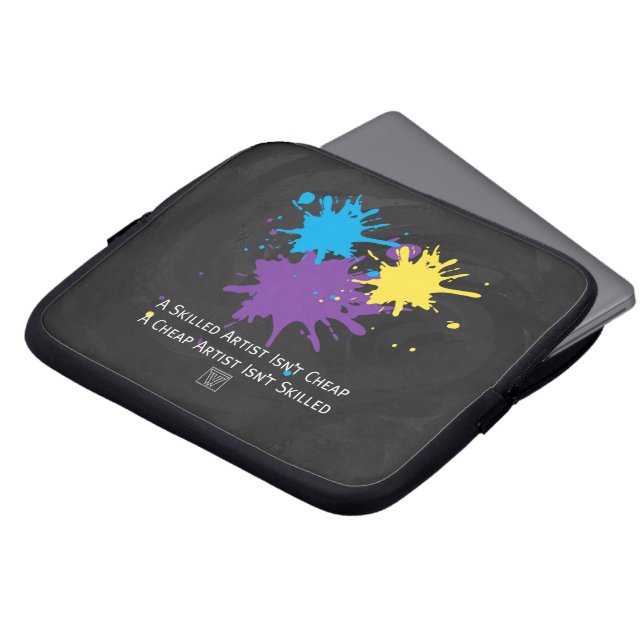 Protection Pour Ordinateur Portable L'art n'est pas bon marché (Devant haut)