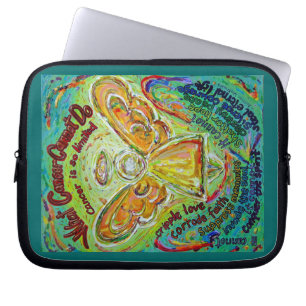 Protection Pour Ordinateur Portable Le cancer arc-en-ciel ne peut pas Angel Ordinateur