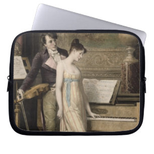 Protection Pour Ordinateur Portable Le duo (mezzotinto)