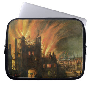 Protection Pour Ordinateur Portable Le grand feu de Londres (septembre 1666) avec Lud