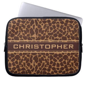 Protection Pour Ordinateur Portable Le motif d'impression de peau de girafe