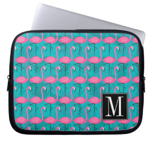 Protection Pour Ordinateur Portable Le motif lumineux de Flamant rose ajoutent votre