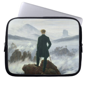 Protection Pour Ordinateur Portable Le vagabond au-dessus de la mer du brouillard,