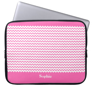 Protection Pour Ordinateur Portable Les chevrons de roses indien zigzaguent la douille