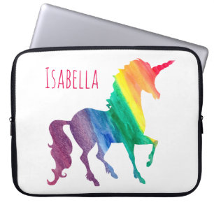 Protection Pour Ordinateur Portable Les enfants refroidissent la licorne colorée