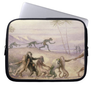 Protection Pour Ordinateur Portable Les façons et les coutumes des singes