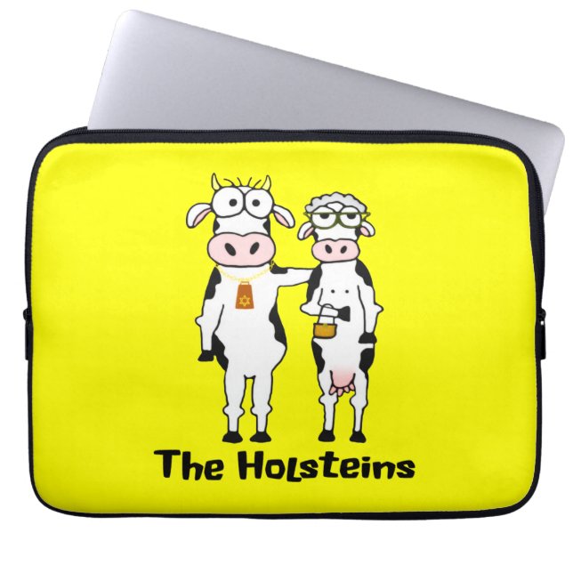Protection Pour Ordinateur Portable Les Holsteins (Devant)