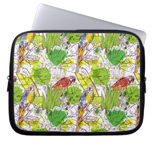 Protection Pour Ordinateur Portable Les perroquets tropicaux