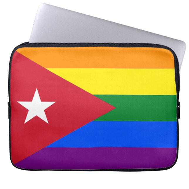 Protection Pour Ordinateur Portable LGBT Cuba (Devant)