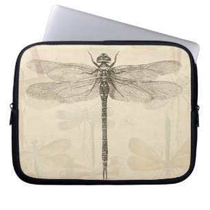 Protection Pour Ordinateur Portable Libellule Vintage Antique Classique Nature