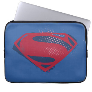 Protection Pour Ordinateur Portable Ligue de Justice Symbole Superman brosse et demi