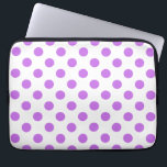 Protection Pour Ordinateur Portable Lilac et pois blancs<br><div class="desc">Lilac et pois blancs</div>