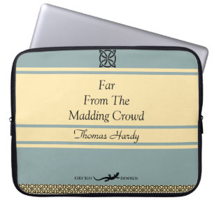 Protection Pour Ordinateur Portable Livre De Style vintage Loin De La Foule De Madding
