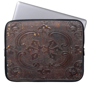 Protection Pour Ordinateur Portable Livre en cuir d'Acier Tombé