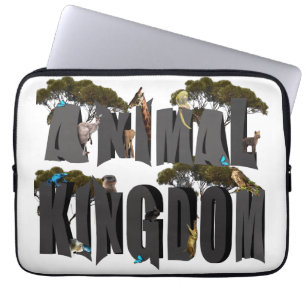 Protection Pour Ordinateur Portable Logo Animal Kingdom Avec Animaux, 13 pouces