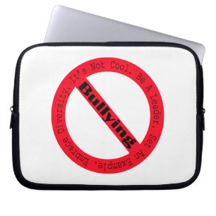 Protection Pour Ordinateur Portable Logo de lutte contre l'intimidation par Shirley Ta