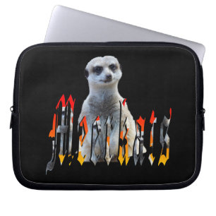 Protection Pour Ordinateur Portable Logo De Meerkat Et Meerkat,