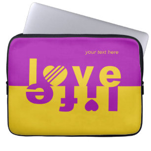 Protection Pour Ordinateur Portable LoVE LIFE - Manches d'ordinateur portable