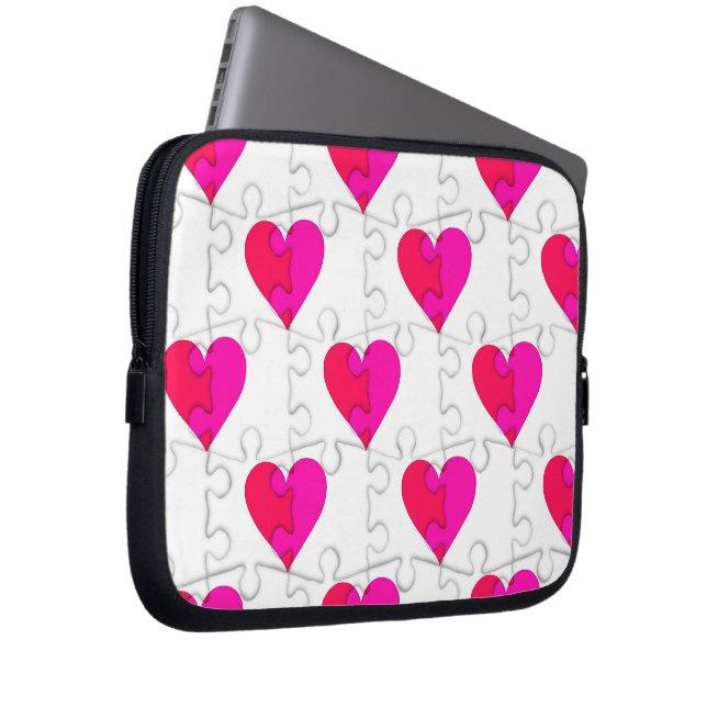Protection Pour Ordinateur Portable Love Puzzlr (Devant droit)