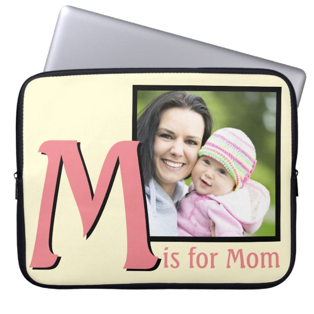 Protection Pour Ordinateur Portable M pour maman (Devant)