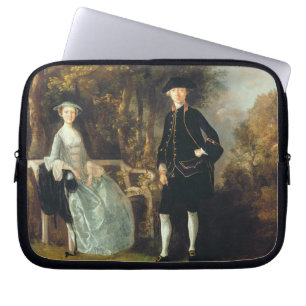 Protection Pour Ordinateur Portable Madame Lloyd et son fils de Thomas Gainsborough ,