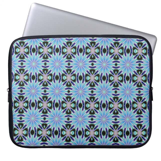 Protection Pour Ordinateur Portable manche bleu éclatante (Devant)