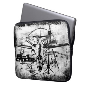 Protection Pour Ordinateur Portable Manche d'ordinateur portable B-1 Lancer en néoprèn