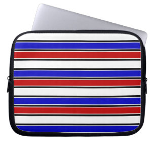 Protection Pour Ordinateur Portable Manche d'ordinateur portable rouge, blanc et bleu