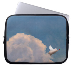 Protection Pour Ordinateur Portable manche portable de porc volant