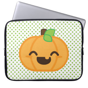 Protection Pour Ordinateur Portable Manche pour ordinateur portable Citrouille Kawaii